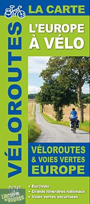 Editions Suzac - Carte - L'Europe à vélo : véloroutes & voies vertes en Europe