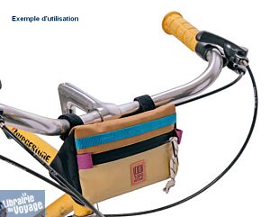 Topo Designs - Mini sacoche à vélo - Bike Bag mini (Couleur : Bleu et Argile "Clay")
