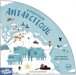 Editions Rue du Monde - Album jeunesse - Expédition Antarctique (Tania Medvedeva)