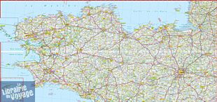 Express Map - Carte plastifiée - Bretagne