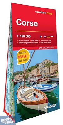 Express Map - Carte plastifiée - Corse