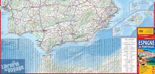 ExpressMap - Carte plastifiée d'Espagne et Portugal