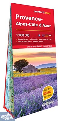Express Map - Carte plastifiée - Provence-Alpes-Côte d'Azur