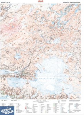 Ferdakort - Carte de Randonnée - Thorsmork - Landmannalaugar