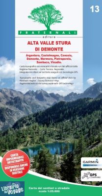 Fraternali Editore - Carte de randonnées - N°13 - Alta Valle Stura di Demonte