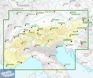 Freytag & Berndt - Carte des Alpes