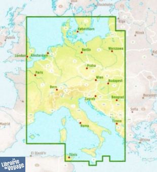 Freytag & Berndt - Carte d'Europe Centrale