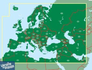 Freytag & Berndt - Carte de l'Europe - Moyen Orient - Asie centrale