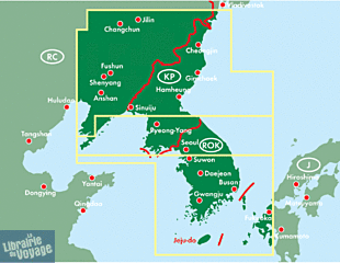 Freytag & Berndt - Carte de la Corée (Nord et Sud)