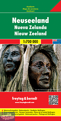 Freytag & Berndt - Carte de la Nouvelle-Zélande