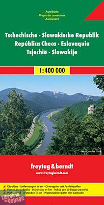 Freytag & Berndt - Carte de la République Tchèque - Slovaquie