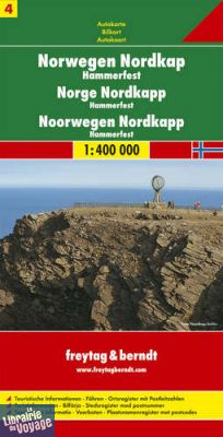 Freytag & Berndt - Carte de Norvège - n°4 - Cap Nord - Hammerfest