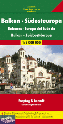 Freytag & Berndt - Carte des Balkans - Europe du Sud-Est