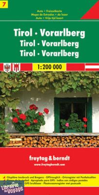 Freytag & Berndt - Carte du Tyrol - Vorarlberg