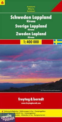 Freytag & Berndt - Carte de Suède - n°6 - Laponie - Kiruna