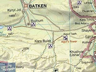 Gecko Maps - Carte du Nord du Tadjikistan