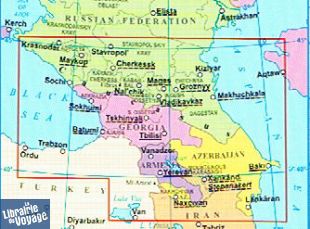 Gizi Map - Carte - Caucase - Arménie - Géorgie - Azerbaïdjan