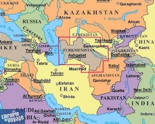 Gizi Map - Carte du Turkmenistan 