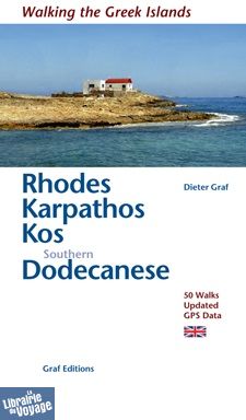 Graf Editions - Guide de randonnées (en anglais) - Rhodes - Karpathos - Kos - Sud Dodécanèse