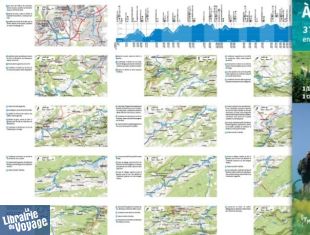 G.T.J éditions - Carte de randonnée - Carte de la GTJ à Vélo (Grande Traversée du Jura)