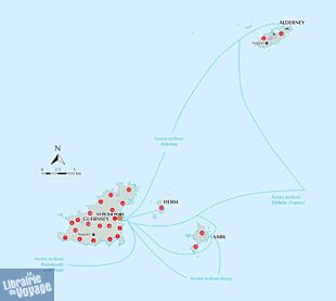 Cicerone - Guide de randonnées (en anglais) - Walking on Guernsey (Guernesey) - 25 routes including the Guernsey Coastal Walk, Alderney, Sark and Herm