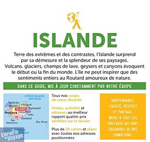 Hachette - Le Guide du Routard Islande - Edition 2022 