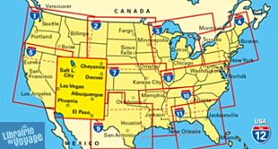 Hallwag - Carte régionale USA n°6 - Southwest USA (Southern Rockies - Canyon Country)