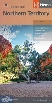 Hema maps - Carte routière - Australie, Territoire du Nord 