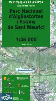 I.C.C (Institut Cartographique Catalan) - Parc national d'Aigüestortes & Estany de Sant Maurici