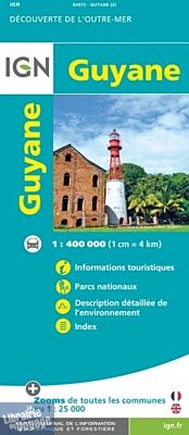 I.G.N. - Carte - Guyane