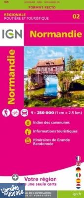 IGN - Carte régionale n°R02 - Normandie