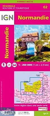IGN - Carte régionale n°R02 - Normandie