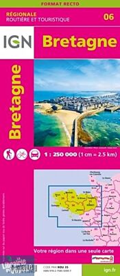 IGN - Carte régionale n°R06 - Bretagne