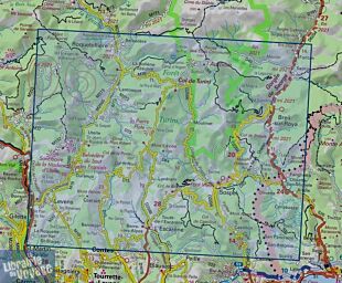 I.G.N - Carte au 1-25.000ème - TOP 25 - 3741 ET - Vallée de la Bévéra - Vallée des Paillons - Parc national du Mercantour