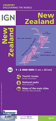 I.G.N - Carte de Nouvelle-Zélande