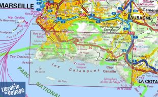 I.G.N - Carte de randonnées - Les Calanques - Parc National - Marseille - Cassis - La Ciotat