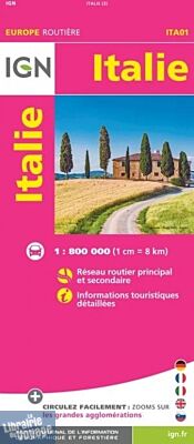 I.G.N - Carte routière de l'Italie