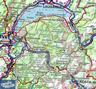 I.G.N - Collection Carte Top 75 - Entre Léman et Mont Blanc - Chablais - Faucigny