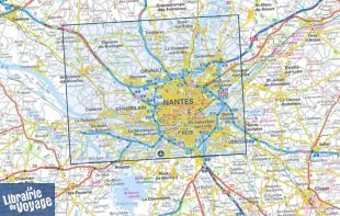 I.G.N Carte au 1-25.000ème - Série bleue - 1223SB - Nantes - Saint-Herblain