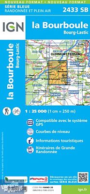 I.G.N Carte au 1-25.000ème - Série Bleue - 3121 SB - Is-sur-Tille - Fontaine-Française