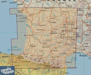 IGN - Carte Aéronautique OACI 947 - France sud-ouest - Plastifiée - Edition 2022