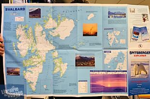 Ocean explorer map - Carte en anglais - Spitzberg (Svalbard)
