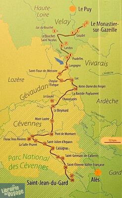 Editions Ouest-France - Guide de randonnées - 28 balades - Stevenson, autour du chemin 