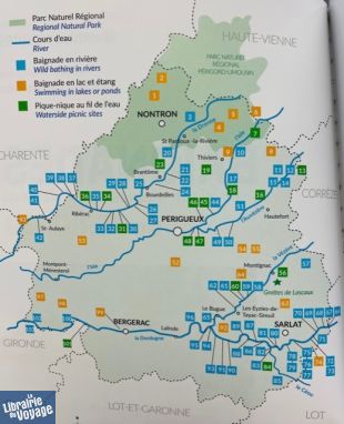 Editions Arka - Guide - Baignades et pique-niques au fil de l'eau en Périgord (Dordogne)