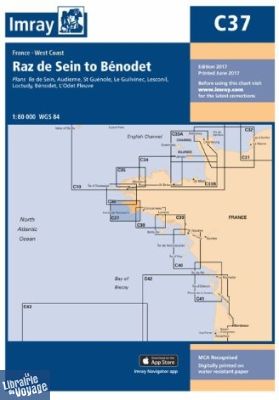 Imray Chart - Carte marine C37 - Du Raz de Sein à Bénodet