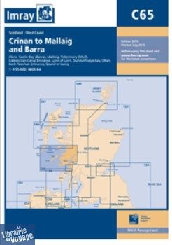 Imray Chart - Carte marine C65 - Crinan to Mallaig and Barra