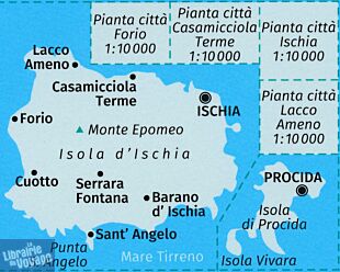 Kompass - Carte de randonnée - n°680 Ischia et Procida
