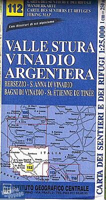 Istituto Geografico Centrale (I.G.C) - N°112 - Valle Stura - Vinadio - Argentera