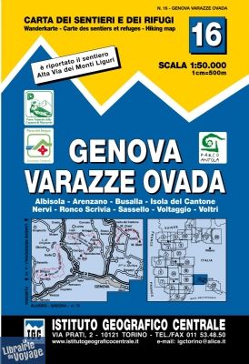 Istituto Geografico Centrale (I.G.C) - N°16 - Genova - Varazze Ovada
