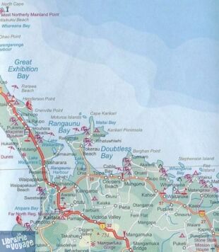 ITM - Carte - Ile Nord et Auckland